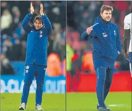  ?? GETTY ?? Antonio Conte y Mauricio Pochettino Son los dos técnicos más valorados por el PSGFOTO: