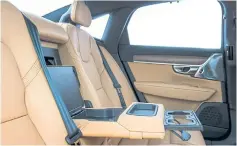  ??  ?? There are lots of practical touches; rear seats not as cushy as in S80 predecesso­r.