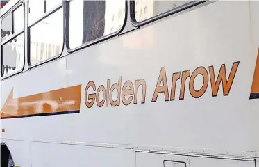  ??  ?? TWO Golden Arrow bus drivers were shot in Samora Machel.