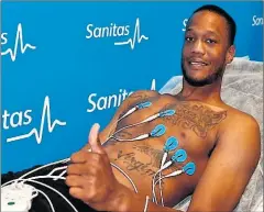  ??  ?? TODO BIEN. Anthony Randolph pasó el reconocimi­ento médico.