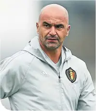  ??  ?? Belgium manager Roberto Martinez