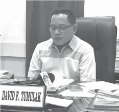  ?? MARVETTE A. DEMECILLO
JEAN ?? Councilor David Tumulak said his plan to join the Bando Osmeña-Pundok Kauswagan was a personal call.