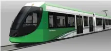  ?? METROLINX/TWITTER ?? Alstom ageed to supply 61 of its light rail vehicles to Metrolinx.