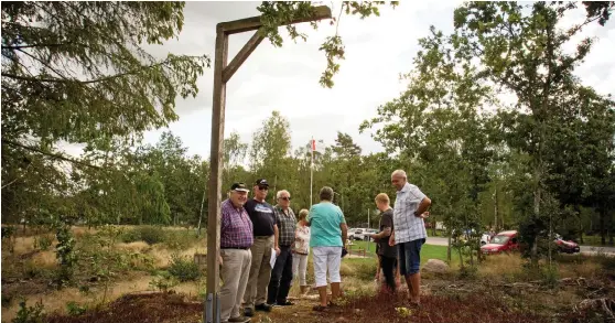  ?? Bild: JONATAN GERNES ?? GALGBACKEN. Helt säkert är det nog inte om Våxtorps galgbacke har varit i bruk. På den officiella skylten används ord som ”kanske” och ”kan ha”.