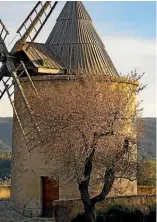  ??  ?? The old mill in Goult, one of the beautiful villages of the Luberon Valley.