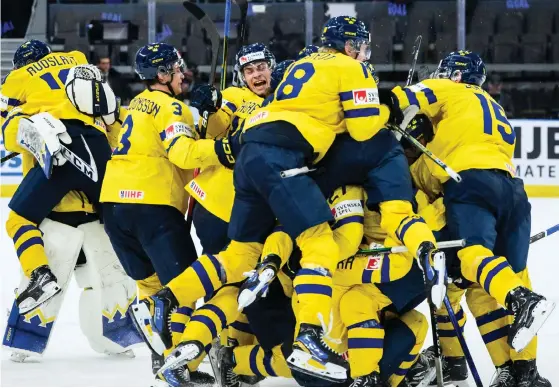  ?? ARKIVBILD: JESPER ZERMAN ?? Sverige är vidare till semifinal efter makalöst drama mot Schweiz.