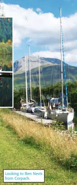  ??  ?? Looking to Ben Nevis from Corpach.