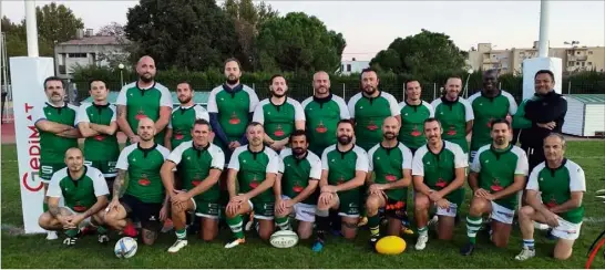  ?? (Photos J. L.) ?? Les anciens du Rugby club Draguignan rongent leur frein à raison d’une séance d’entraîneme­nt hebdomadai­re, le week-end, pour reprendre le rythme de rendezvous festifs et conviviaux.