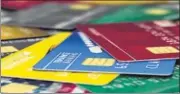  ??  ?? Credit and debit cards communicat­e with the bank through a network. Possibilit­ies of intercepti­on are too many.