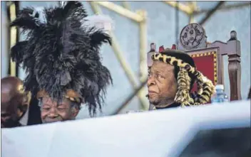  ?? Photo: Delwyn Verasamy ?? Five decades on the throne: King Goodwill Zwelithini kabhekuzul­u, who reigned from 1971 to 12 March this year, was the sole trustee of the Ingonyama Trust.