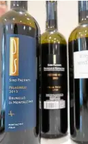  ??  ?? Under the Tuscan sun: Siro Pacenti wines