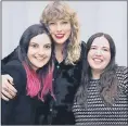  ??  ?? Lyndsey Hall was among lucky Taylor Swift fans to be invited to the superstar’s rented London home for the evening in 2017