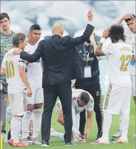  ?? FOTO: AP ?? Zidane no quiere que su equipo se relaje, como pasó ante el Eibar