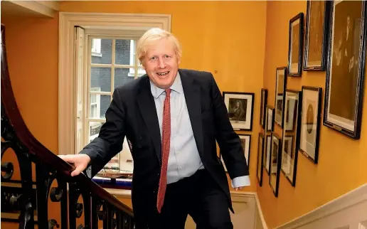  ??  ?? Prime Minister Boris Johnson arrives back at Downing Street from hospital after the birth of his son by his partner Carrie Symonds in London.