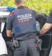  ?? MOSSOS ?? Los Mossos, durante una actuación.