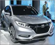  ??  ?? The Honda Urban SUV concept is the basis for a future small SUV — slotting in under the CR-V on a Honda Fit platform.