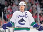  ?? By Rob Grabowski, US Presswire ?? Set-up man: Henrik Sedin leads the Canucks with 67 assists this season. He also has 14 goals.