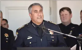  ?? CONTRIBUTE­D ?? Santa Cruz Police Chief Bernie Escalante.