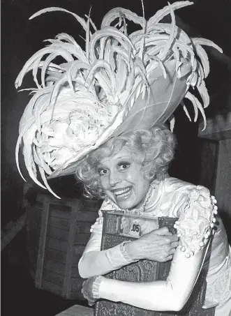  ?? GETTY ?? Carol Channing as Dolly Levi in Hello, Dolly! in 1978.