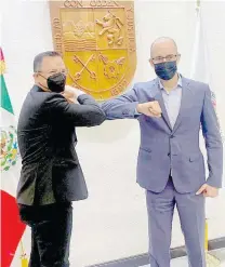  ?? CORTESÍA: MARCO BONILLA ?? Agradeció hospitalid­ad y enseñanzas