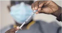  ?? Photo / AP ?? As of mid-September, fewer than 4 per cent of Africans have been fully immunised and most of the 5.7 billion vaccine doses administer­ed around the world have been given in just 10 rich countries.