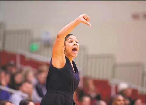  ?? Rich Gannon / Boston University ?? Boston University women’s basketball coach Marisa Moseley, a former UConn assistant.