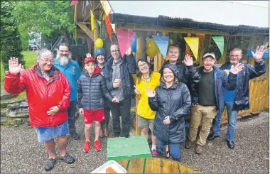  ?? Photograph: Iain Ferguson, alba.photos ?? Saturday’s downpours did not dampen the smiles on faces of those at the open day at Lochailort­based charity Kirsty’s Kids.