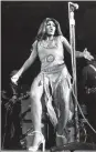  ?? Oh/Zuma Press Wire/Tns ?? Tina Turner performing in Copenhagen in 1972.