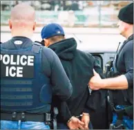  ??  ?? 聯邦海關及移民執法局(ICE)執法趨嚴。(Getty Images)