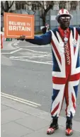  ?? Foto: dpa ?? „Glaube an Britannien“– das ist manchmal gar nicht so einfach.