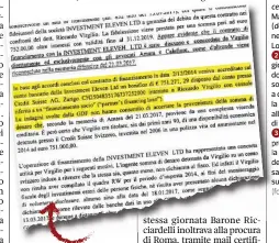  ??  ?? Il documento Sopra una delle pagine dell’ordinanza relativa al ruolo — secondo l’accusa — del giudice Riccardo Virgilio, ex presidente del Consiglio di Stato, e che ora risulta indagato per corruzione in atti giudiziari