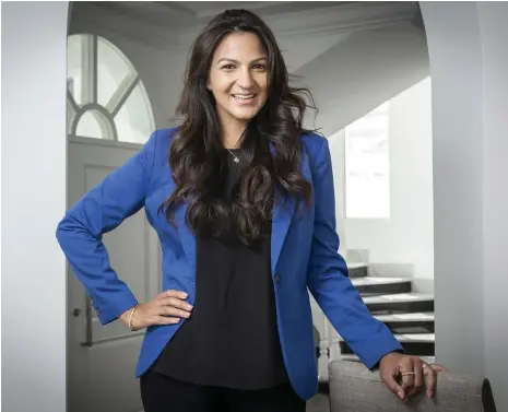  ?? Antonie Robertson / The National ?? Kavita Madhvani, co-founder of Fighter Shots, says her most cherished investment is her MBA