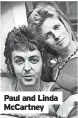  ?? ?? Paul and Linda McCartney