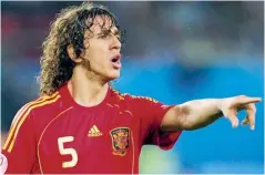  ?? FOTOGRAFO ?? Carles Puyol fue campeón mundial con España.