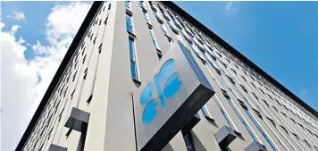  ??  ?? Opec’s headquarte­rs in Vienna. The cartel is said to be considerin­g a legal counter to US attempts to invoke antitrust legislatio­n