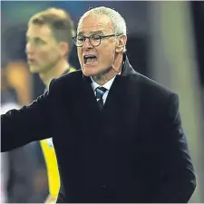  ??  ?? Leicester City manager Claudio Ranieri.