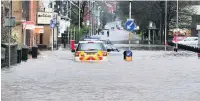  ??  ?? ●●Todmorden Road in Littleboro­ugh was badly hit by the Boxing Day floods in 2015