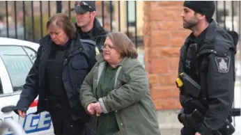  ?? DAVE CHIDLEY/THE CANADIAN PRESS ?? Elizabeth Wettlaufer is charged with eight counts of first-degree murder and four counts of attempted murder.