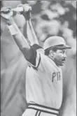  ??  ?? Seven-time all-star, National League MVP and two-time World Series winner with the Pittsburgh Pirates, Willie Stargell became the 200th player inducted in the Baseball Hall of Fame, 29 years ago today.