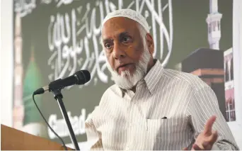  ??  ?? Syed Soharwardy est le fondateur des Musulmans contre le terrorisme et du Conseil islamique suprême du Canada. - Archives