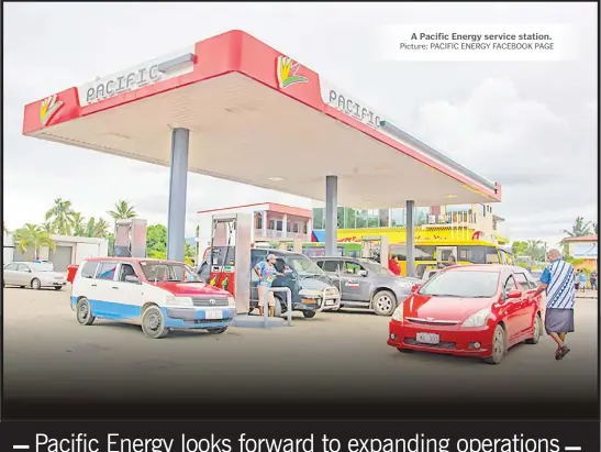  ?? Picture: PACIFIC ENERGY FACEBOOK PAGE ?? A Pacific Energy service station.