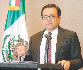 ?? ARCHIVO ?? Ildefonso Guajardo, secretario de Economía.