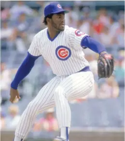  ?? GETTY IMAGES ?? Lee Smith, who pitched eight seasons with the Cubs, is third on the all-time saves list. Harold Baines played 14 years with the White Sox in three stints.