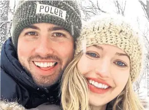  ?? GOFUNDME ?? “She laughs at my jokes and tells me how happy she is that I’m there and how much she loves me. But she’s in pain constantly,” Julia Cawse’s boyfriend, Paul Robinson, said.