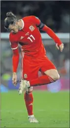  ??  ?? Bale, durante el Gales-Croacia.