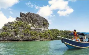  ?? — tourism malaysia ?? the tourism bubble is a good initiative to breathe life into some of the island’s ecotourism attraction­s.