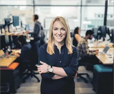  ?? Slack ?? AS HEAD OF PRODUCT for Slack, one of the hottest tech companies in the Bay Area, April Underwood is responsibl­e for product vision and strategy at a company that boasts more than 5 million daily active users.