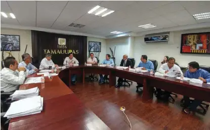  ?? CORTESÍA ?? Durante la reunión del Consejo Consultivo Delegacion­al del IMSS.