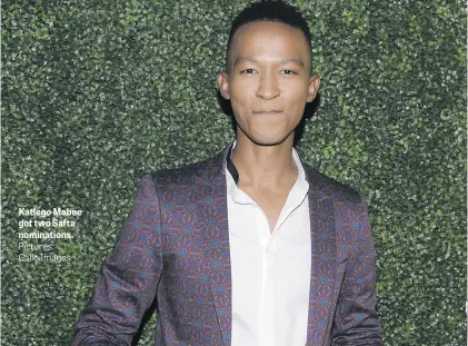  ?? Pictures: Gallo Images ?? Katlego Maboe got two Safta nomination­s.