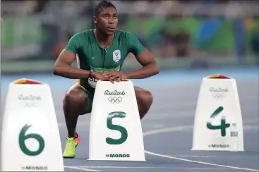  ?? BACKPAGEPI­X Picture: ?? ON A MISSION: Caster Semenya admits she will have to dip below 50 seconds to get close to the 800m world record.